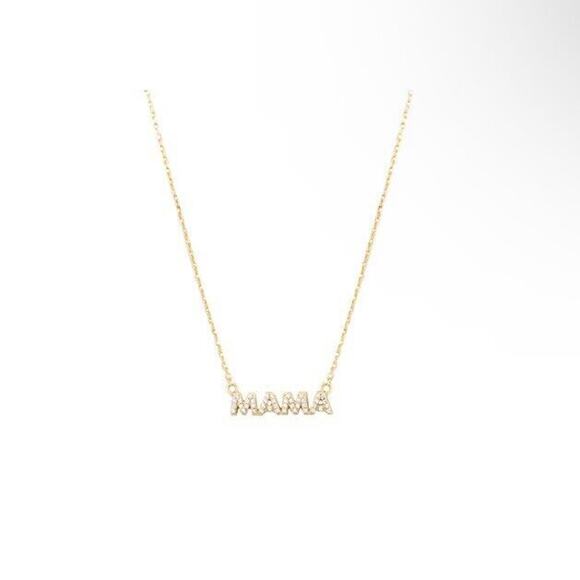 Marlyn Schiff Gold Fill Mama Necklace - Picture 1 of 2